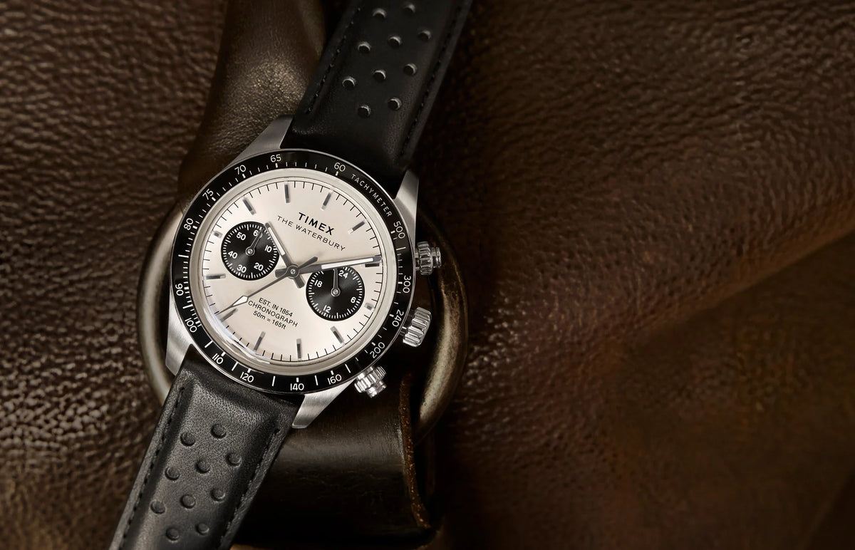 Timex® Waterbury Heritage Chronograph Panda