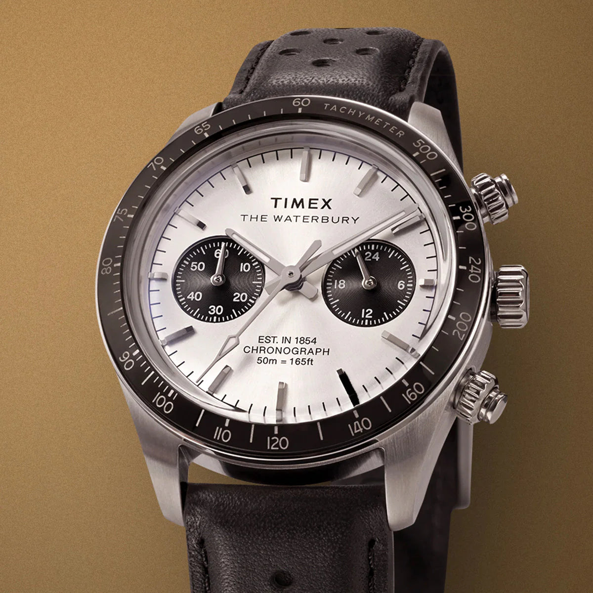 Timex® Waterbury Heritage Chronograph Panda