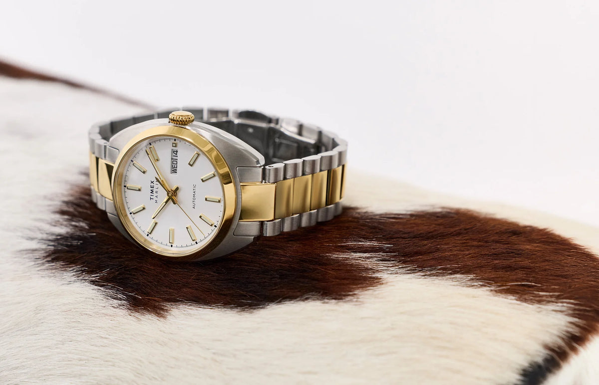 Timex Marlin® Draper Automatic 37mm Two Tone watch