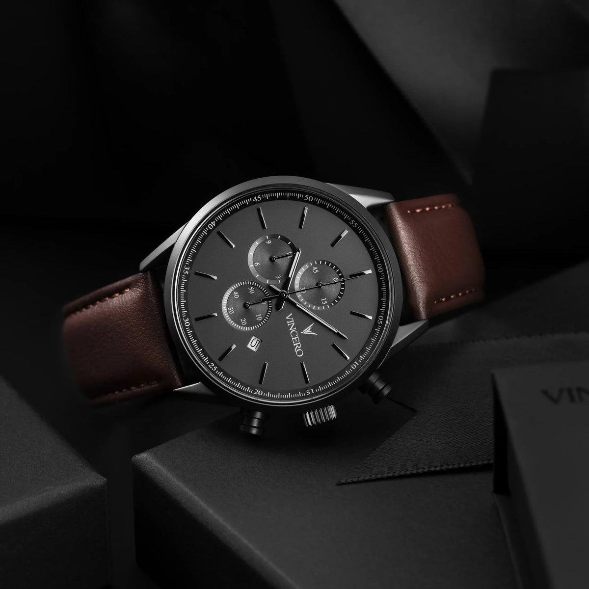 The Chrono S2 40mm - Gunmetal/Walnut