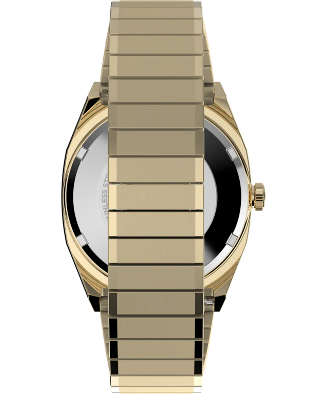Timex® Automatic 1983 E Line 34mm Gold Tone Expansion Band Watch