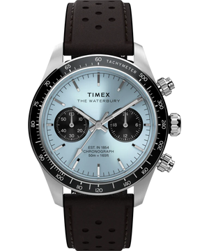 Timex® Waterbury Heritage Chronograph 39mm Ice Blue