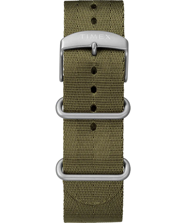 Timex® Expedition Gallatin Solar 44mm Fabric Strap Watch | Green