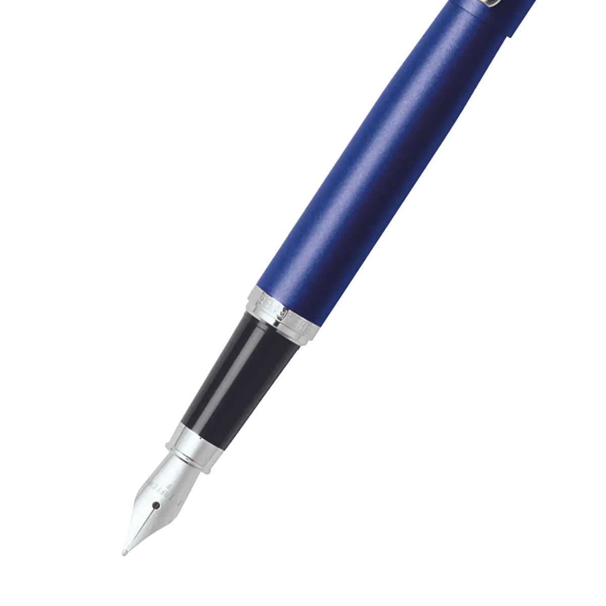 VFM Neon Blue w/Nickel Plated Trims and Fine Nib Fountain Pen