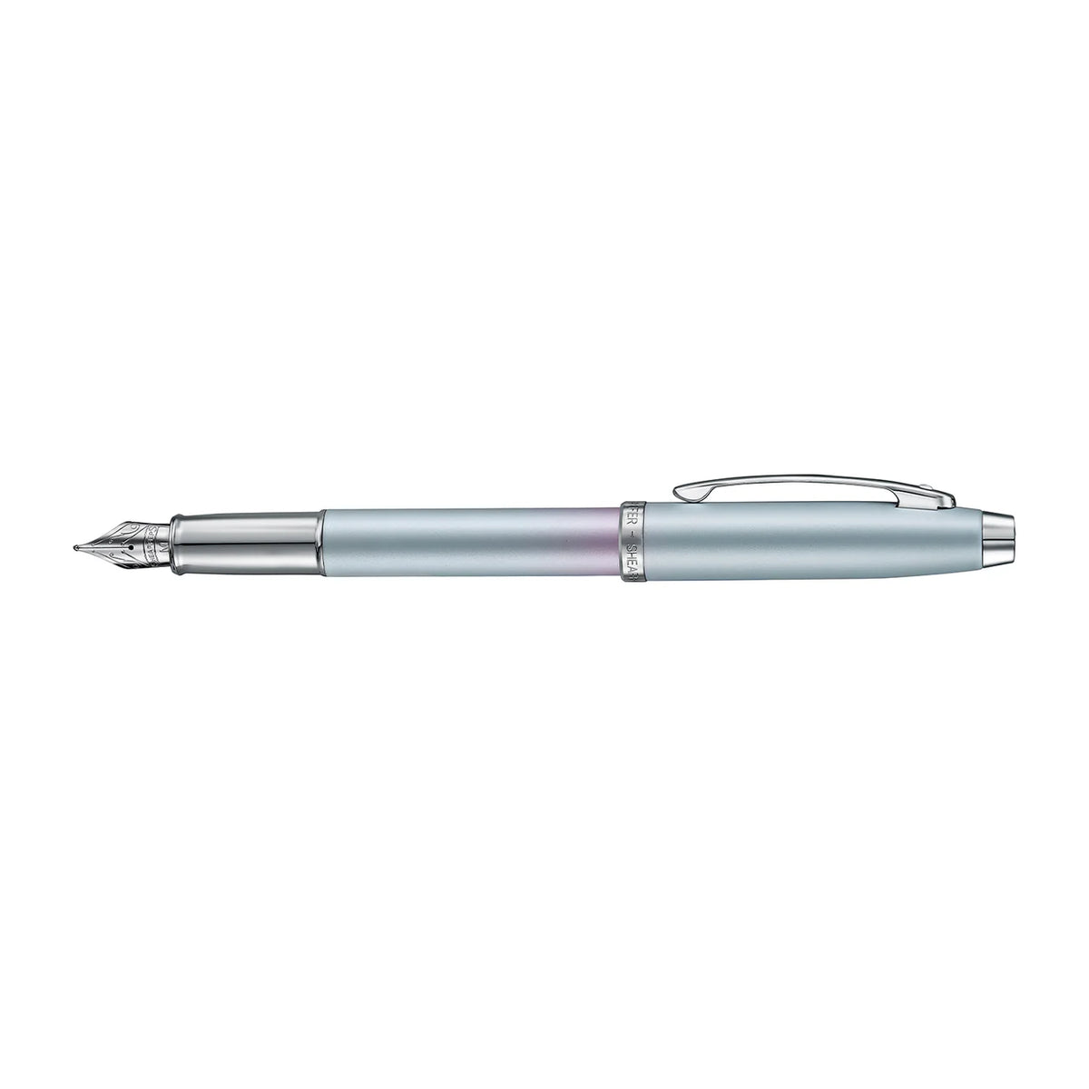 Pink Pearlised Gradient Fountain Pen with Chrome-plated Trims Med Nib