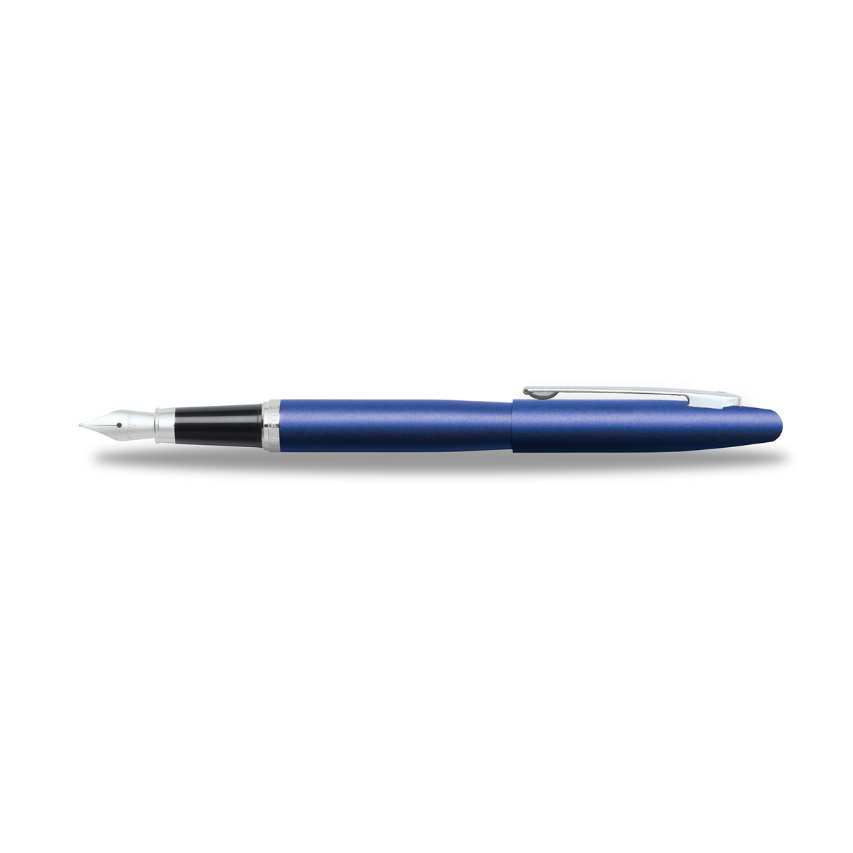 VFM Neon Blue w/Nickel Plated Trims and Fine Nib Fountain Pen