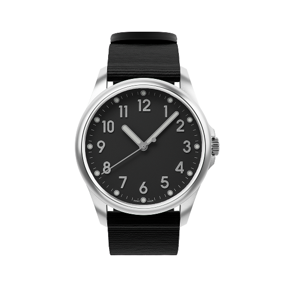 Mudita Radiant Charcoal Black Automatic Watch