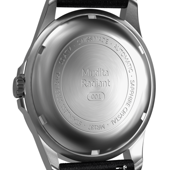 Mudita Radiant Charcoal Black Automatic Watch