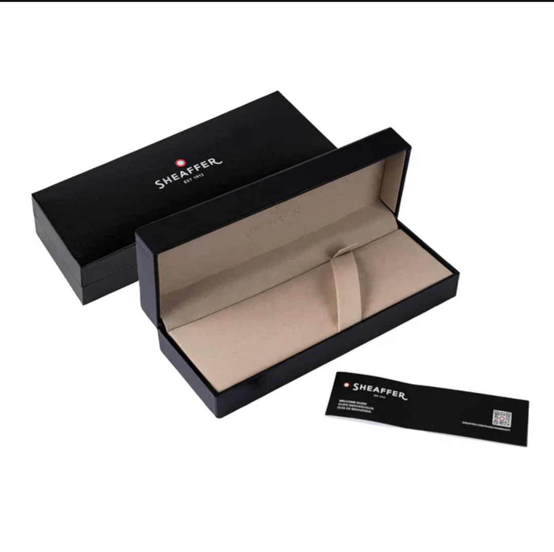 Sheaffer 100 Matte Black with Chrome Trim fountain pen. E0931753