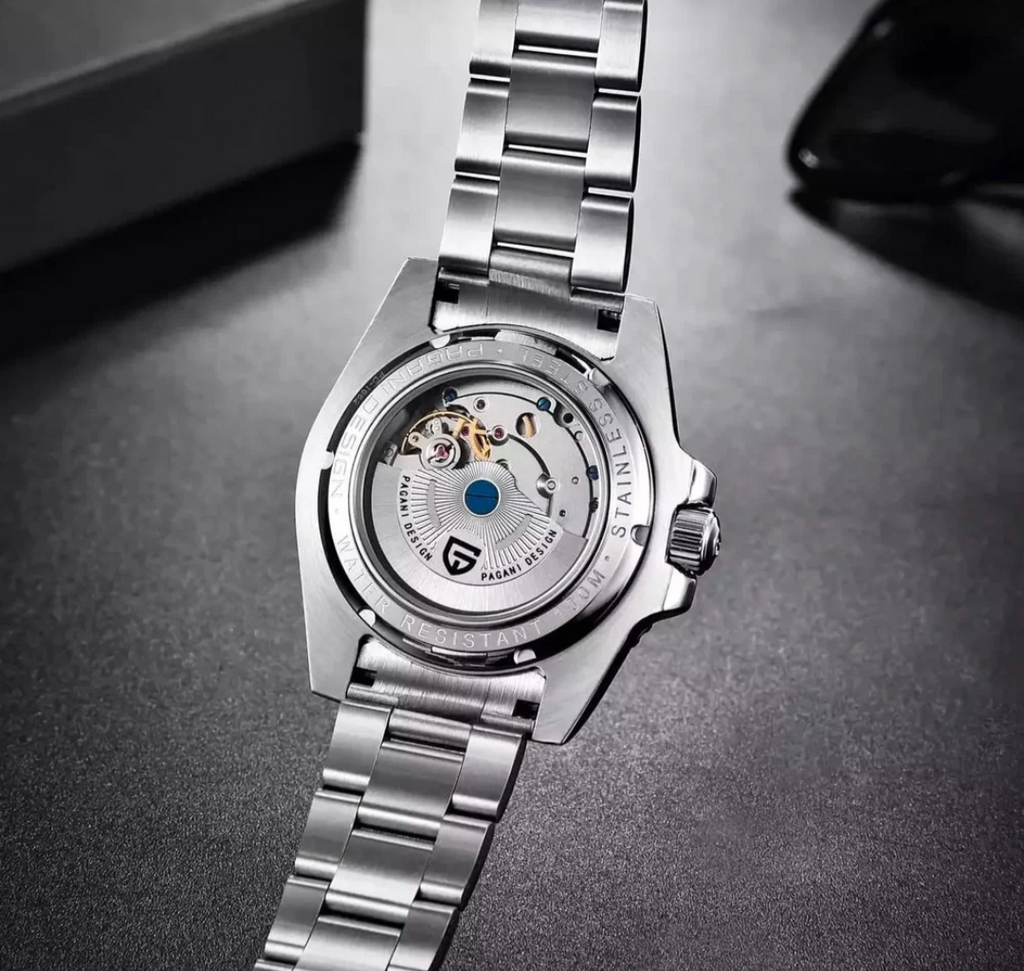 Pagani Design Automatic GMT  Black & Blue Jubilee bracelet