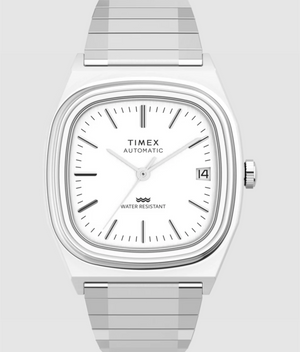 Timex® Automatic 1983 E Line Reissue 34mm Stainless Steel Expansion Band Watch