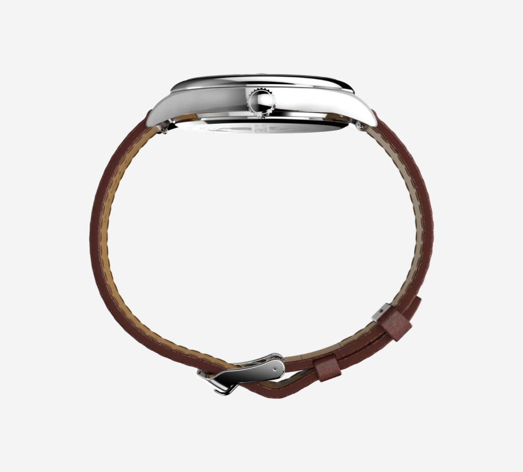Timex® Legacy 41mm Leather Strap Watch
41 mm