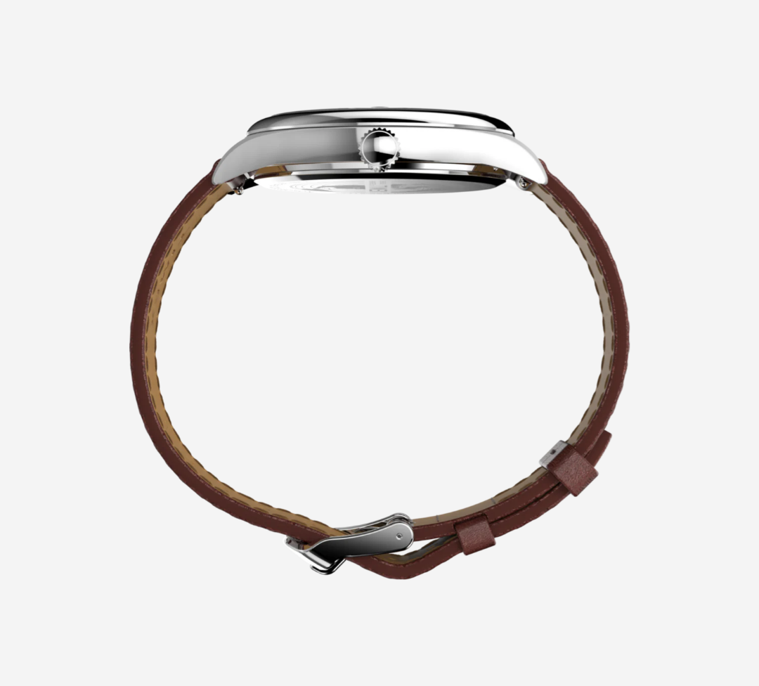 Timex® Legacy 41mm Leather Strap Watch
41 mm