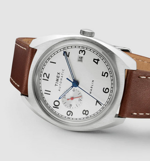 Timex® Marlin Sub-Dial Automatic 39mm Leather Strap TW2V62000