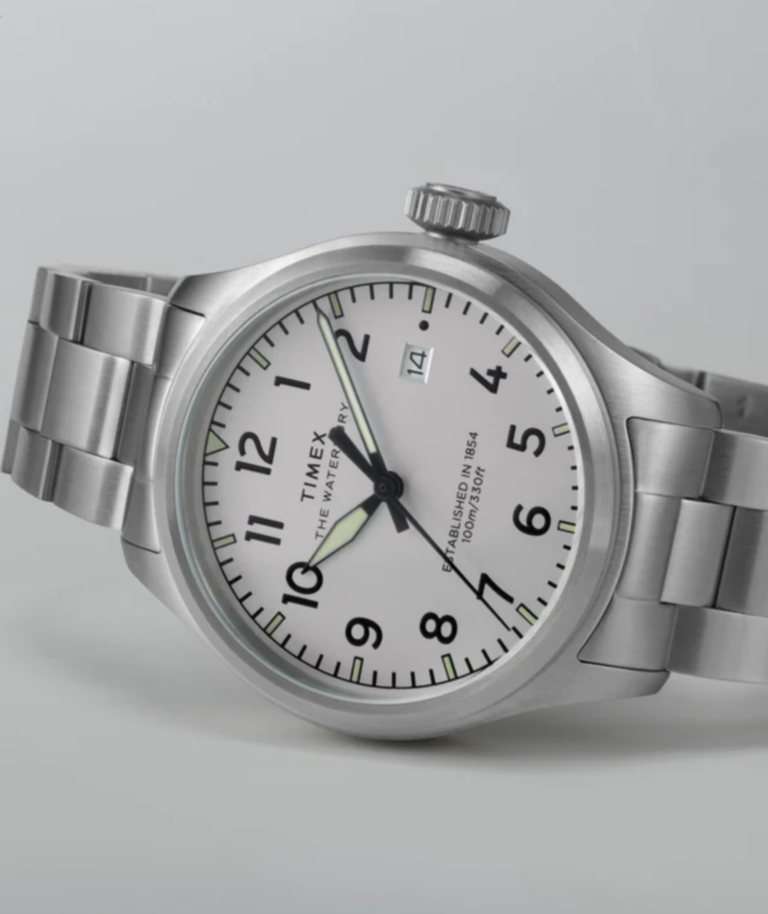 Timex®TW2Y18800 Waterbury Ace 41mm Stainless Steel Bracelet Watch -Shop today