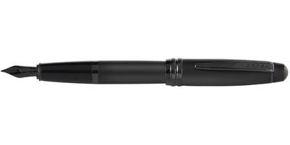 Bailey™ Matte Black Lacquer Stainless Steel Medium Nib Fountain Pen